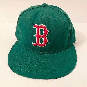 New Era 59Fifty Boston Red Sox On The Field Cap Hat Fitted Size 7 1/4